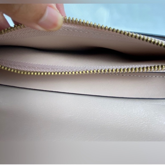 Kate Spade Liz Putnam black and light pink shoulder clutch purse - Picture 13 of 14